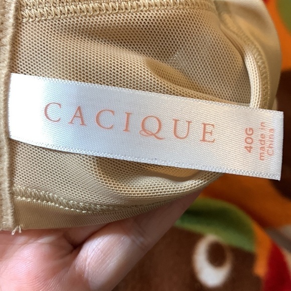 Cacique Smooth Lightly Lined Balconette Bra size 40G new with tags - Picture 5 of 7